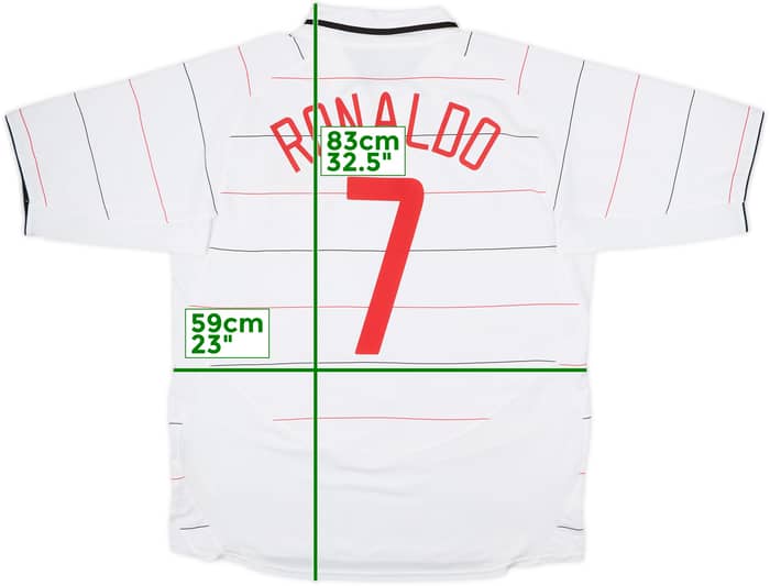 2003-05 Manchester United Tercera Camiseta Ronaldo #7 - 8/10 - (XL)