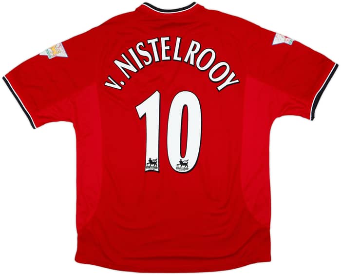 2000-02 Manchester United Home Shirt V.Nistelrooy #10 - 8/10 - (XL)