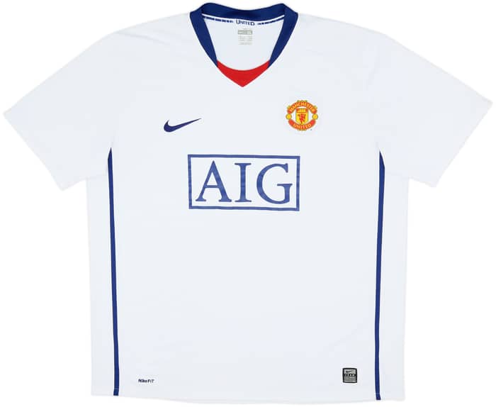 2008-10 Manchester United Away Shirt Berbatov #9 - 5/10 - (XL)