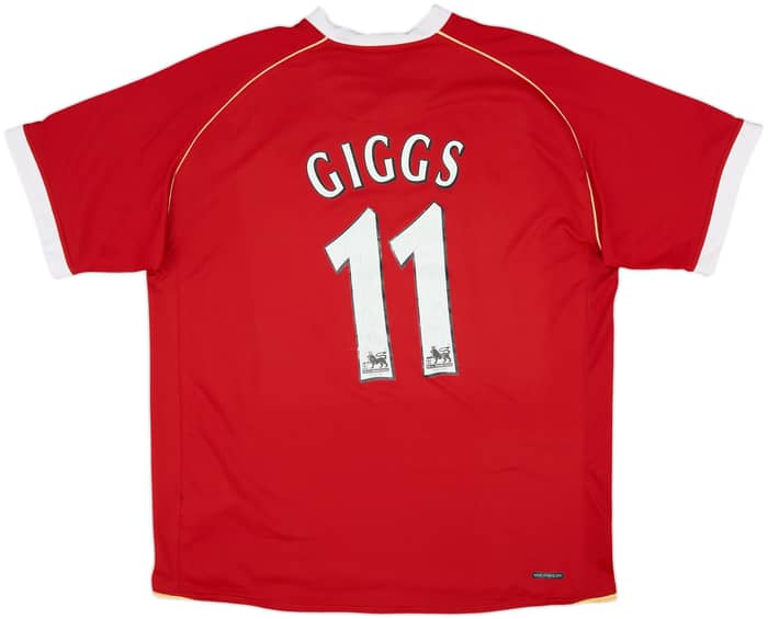 2006-07 Manchester United Home Shirt Giggs #11 - 5/10 - (XL)