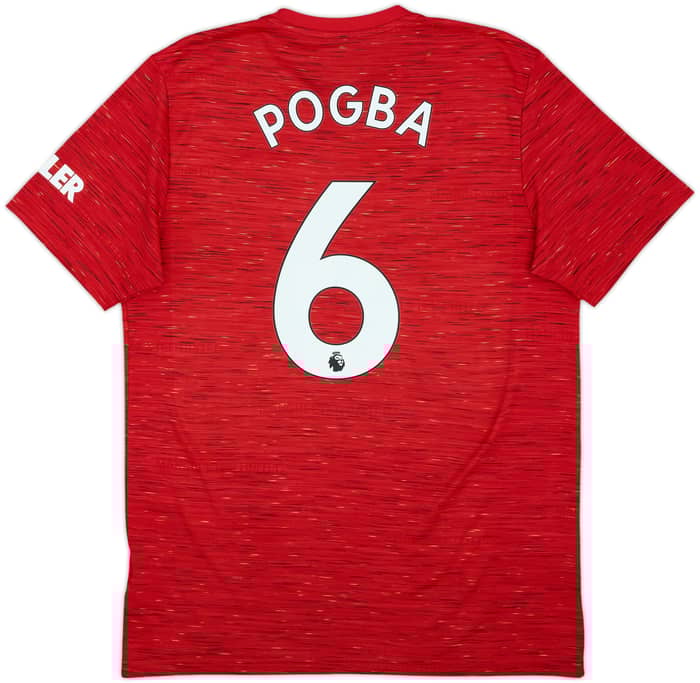 2020-21 Manchester United Home Shirt Pogba #6 - 9/10 - (L)