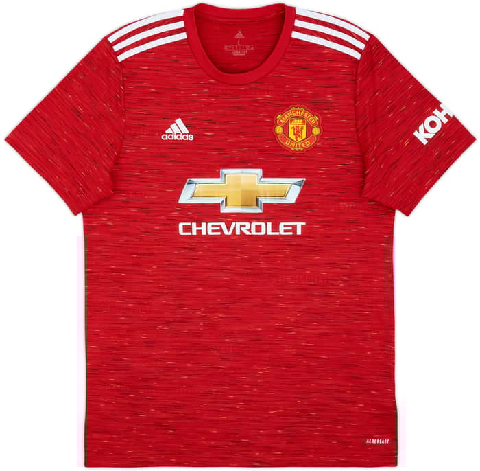 2020-21 Manchester United Home Shirt Pogba #6 - 9/10 - (L)