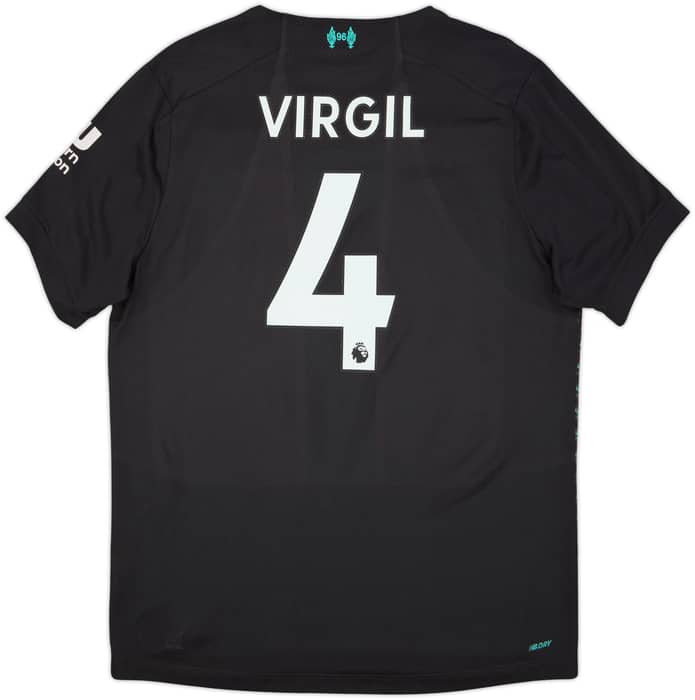 2019-20 Liverpool Third Shirt Virgil #4 - 9/10 - (L)