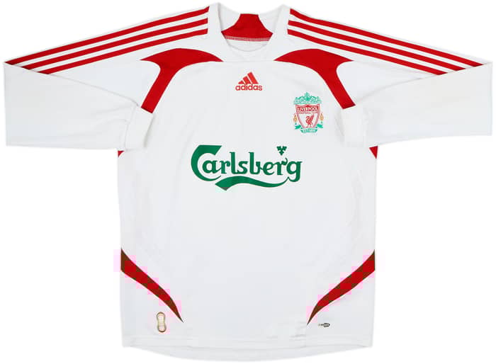 2007-08 Liverpool Away L/S Shirt Alonso #14 - 7/10 - (M)