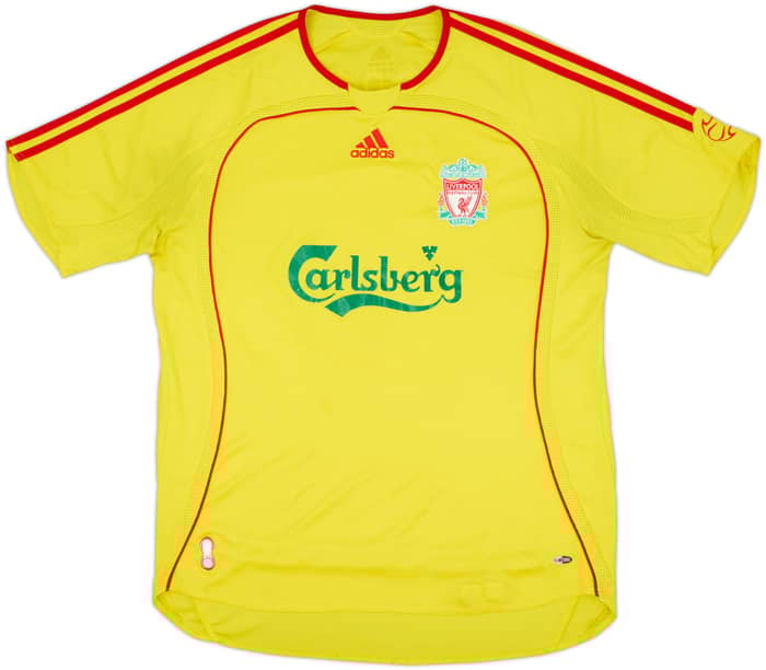 2006-07 Liverpool Camiseta Visitante Gerrard #8 - 6/10 - (L)