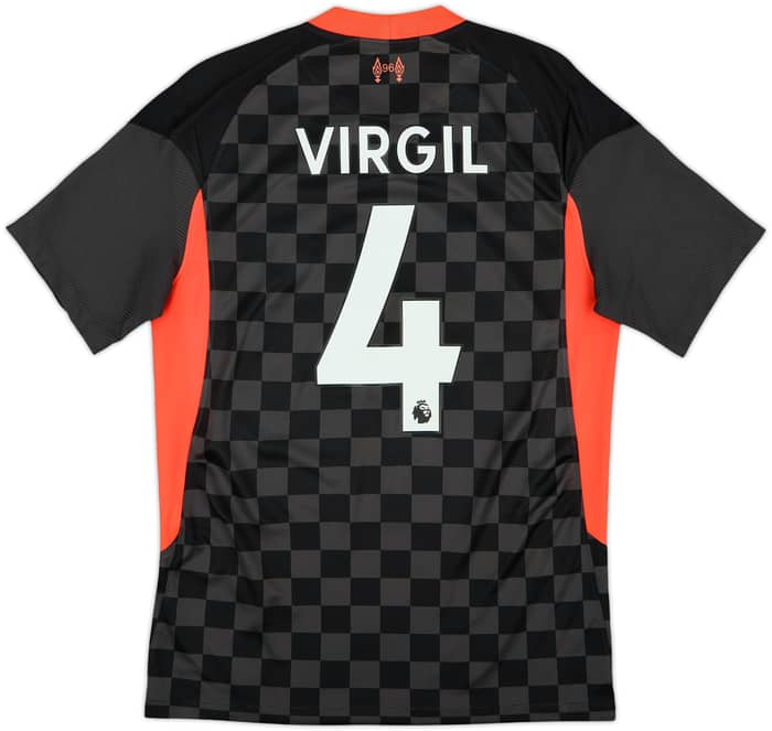 2020-21 Liverpool Third Shirt Virgil #4 - 9/10 - (S)