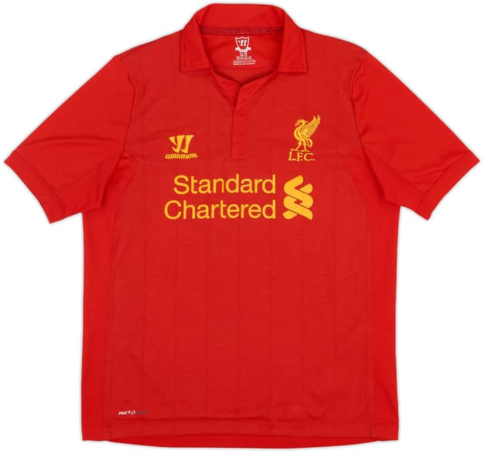 2012-13 Liverpool Home Shirt Suarez #7 - 6/10 - (XL.Boys)