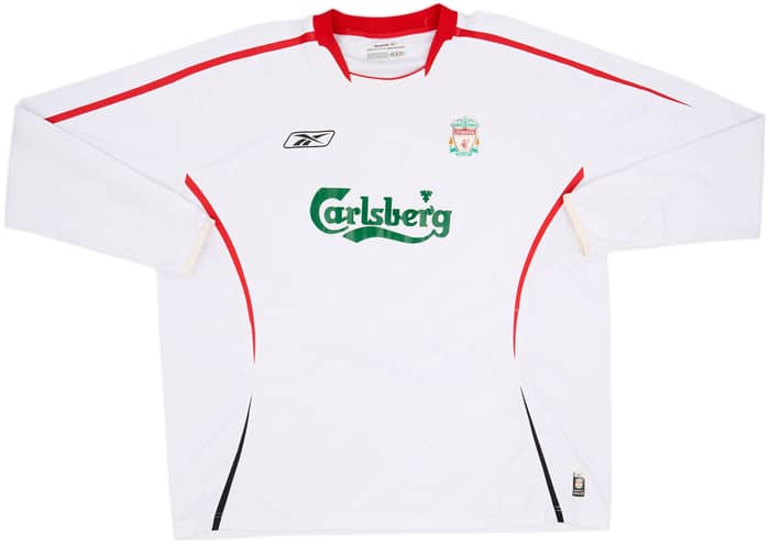 2005-06 Liverpool Away L/S Shirt Alonso #14 - 7/10 - (XXL)