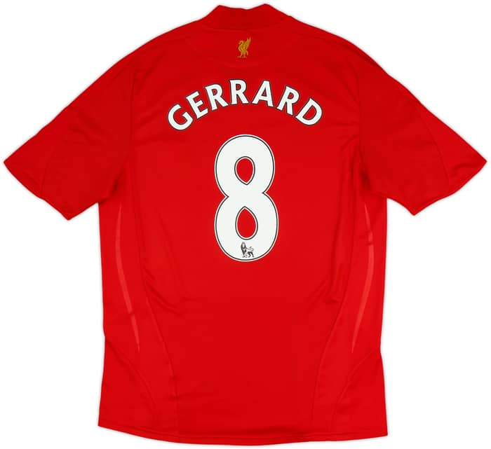 2008-10 Liverpool Home Shirt Gerrard #8 - 5/10 - (M)
