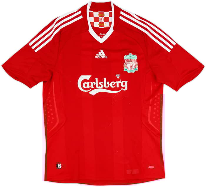 2008-10 Liverpool Home Shirt Gerrard #8 - 5/10 - (M)