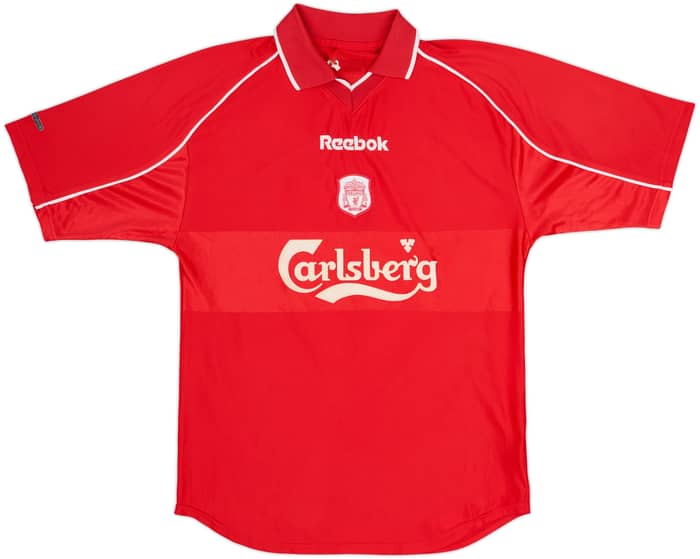 2000-02 Liverpool Home Shirt Gerrard #17 - 7/10 - (S)