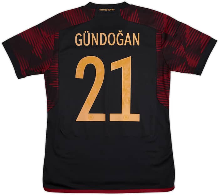 2022-23 Germany Away Shirt Gundogan #21 - 10/10 - (M)
