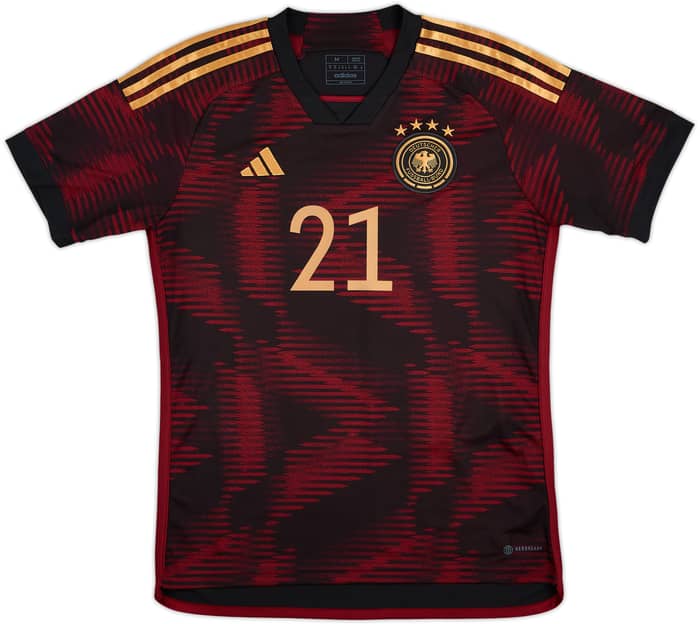 2022-23 Germany Away Shirt Gundogan #21 - 10/10 - (M)