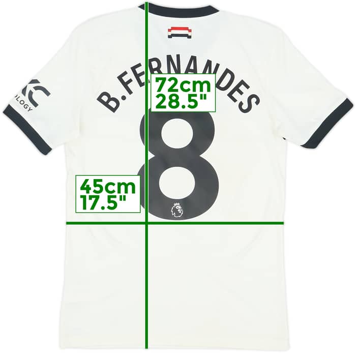 2024-25 Manchester United Third Shirt B.Fernandes #8 - 8/10 - (S)