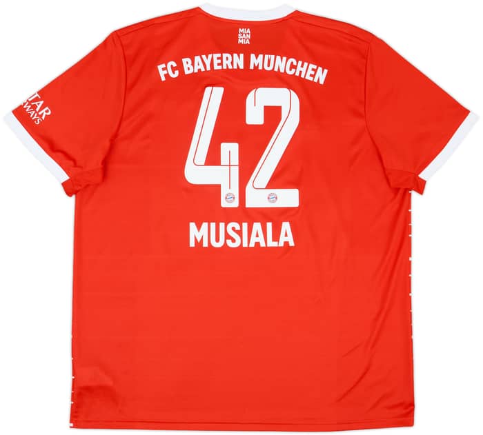 2022-23 Bayern Munich Home Shirt Musiala #42 - 10/10 - (XXL)