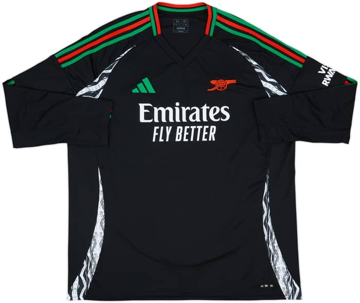 2024-25 Arsenal Away L/S Shirt Saka #7 - 9/10 - (3XL)