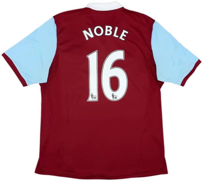 2013-14 West Ham Home Shirt Noble #16 - 9/10 - (XL)