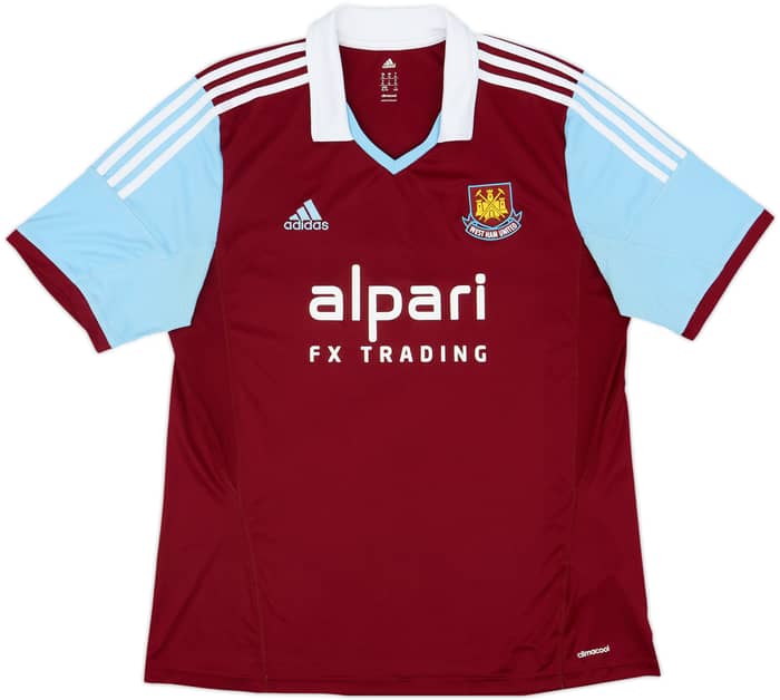 2013-14 West Ham Home Shirt Noble #16 - 9/10 - (XL)