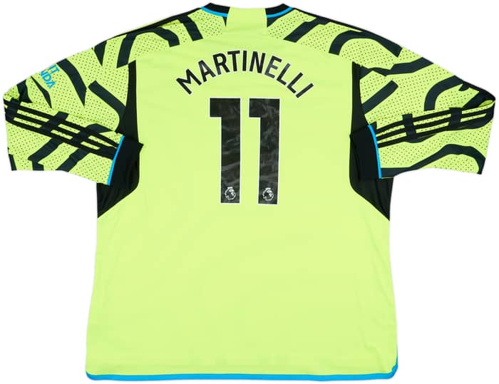 2023-24 Arsenal Away L/S Shirt Martinelli #11 - 8/10 - (3XL)