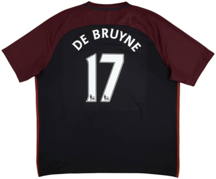 Camiseta de visitante del Manchester City 2016-17 De Bruyne #17 - 8/10 - (3XL)