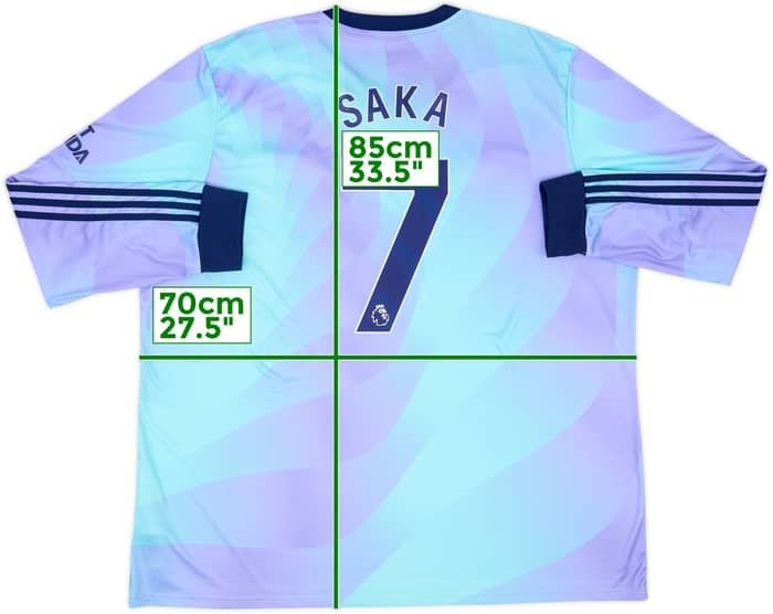 2024-25 Arsenal Third L/S Shirt Saka #7 - 10/10 - (3XL)