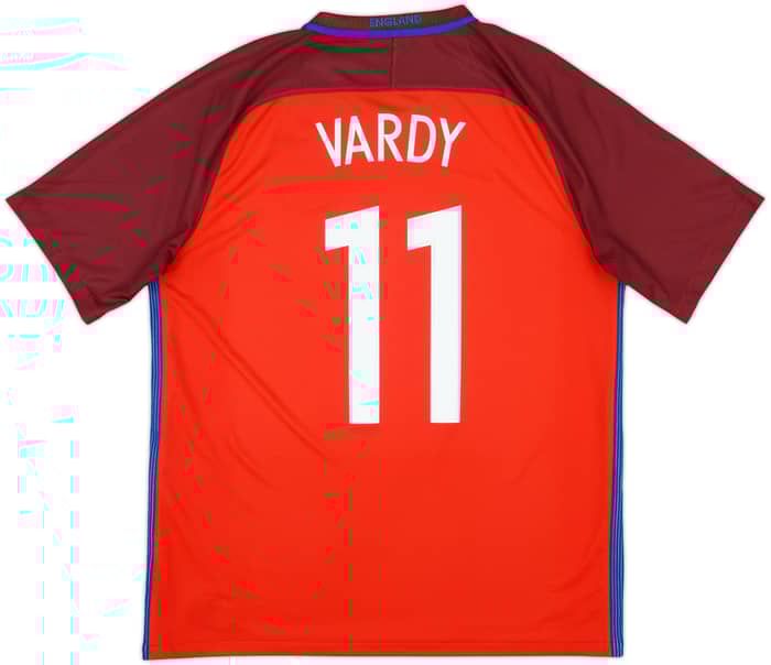 2016-17 England Away Shirt Vardy #11 - 9/10 - (L)