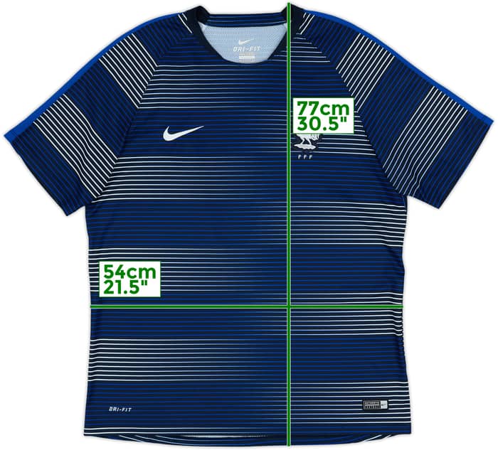 2018-19 France Nike Training Shirt - 8/10 - (XL)