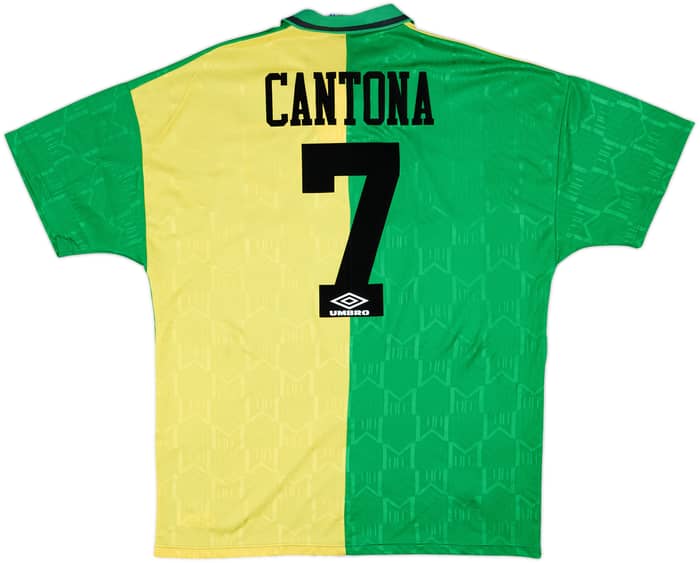 1992-94 Manchester United Third Shirt Cantona #7 - 9/10 - (XL)