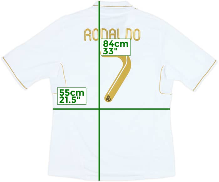 2011-12 Real Madrid Home Shirt Ronaldo #7 - 7/10 - (XL)