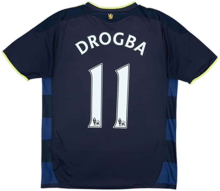 2009-10 Chelsea Away Shirt Drogba #11 - 8/10 - (XL.Boys)