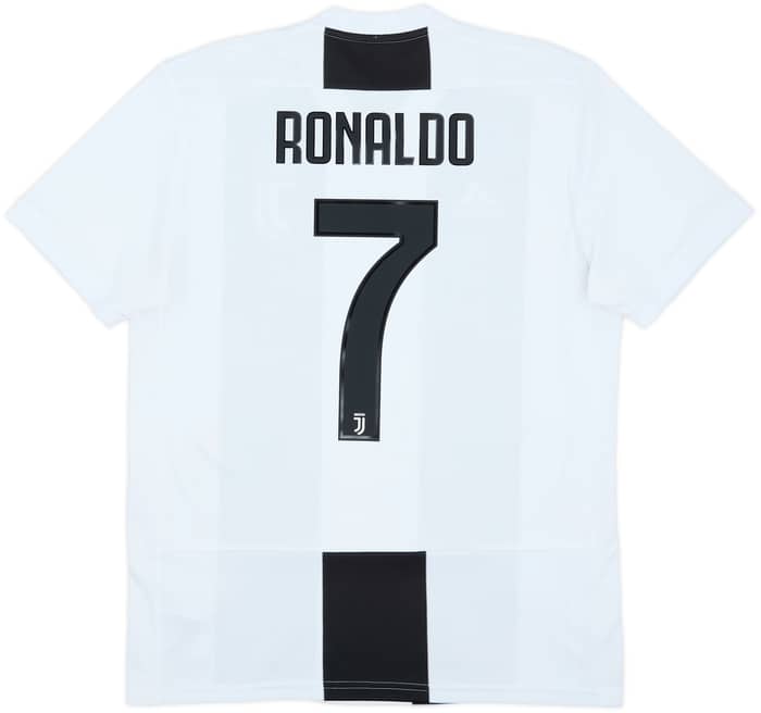 2018-19 Juventus Home Shirt Ronaldo #7 - 9/10 - (M)