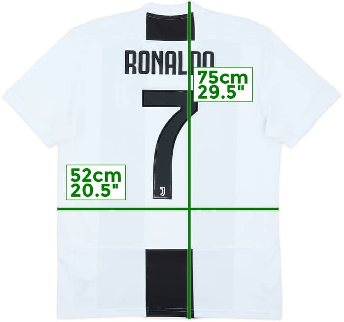 2018-19 Juventus Home Shirt Ronaldo #7 - 9/10 - (M)