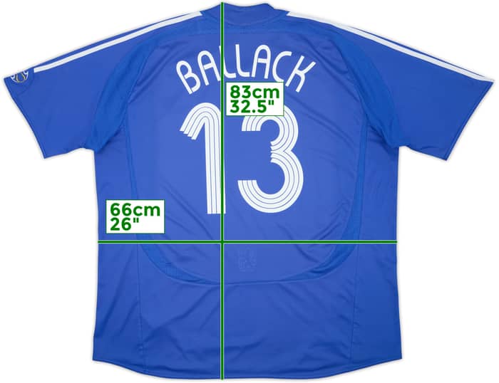 2006-08 Chelsea Home Shirt Ballack #13 - 7/10 - (3XL)