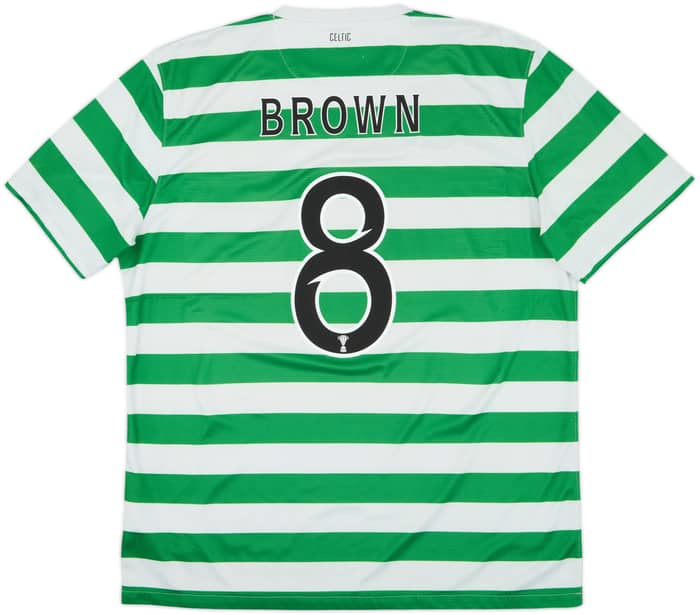 2012-13 Celtic '125th Anniversary' Home Shirt Brown #8 - 6/10 - (XL)