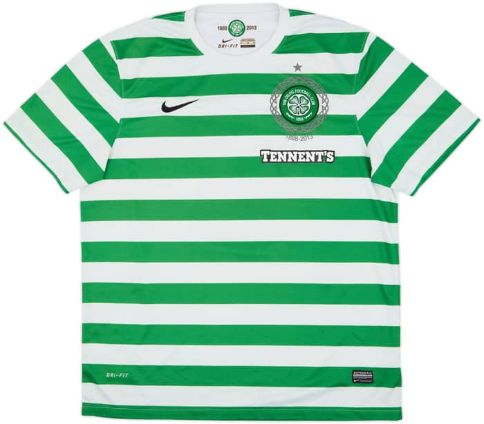 2012-13 Celtic '125th Anniversary' Home Shirt Brown #8 - 6/10 - (XL)