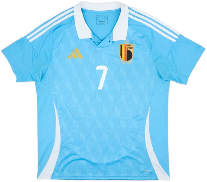 2024-25 Belgium Away Shirt DeBruyne #7 - 9/10 - (XL)