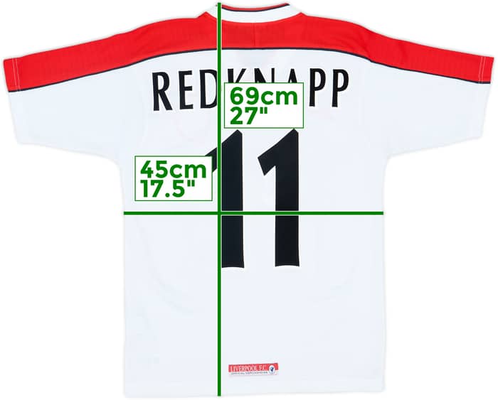 1998-99 Liverpool Away Shirt Redknapp #11 - 10/10 - (Y)