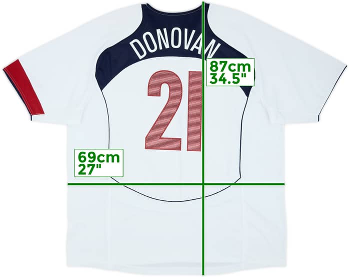 2004-06 USA Home Shirt Donovan #21 - 8/10 - (XXL)