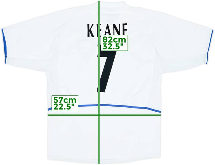 2002-03 Leeds United Camiseta Local Keane #7 - 8/10 - (XL)