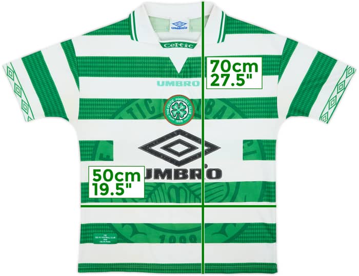 1997-99 Celtic Home Shirt - 4/10 - (M)