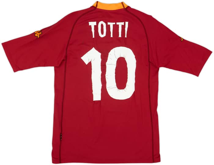 Camiseta de local del Roma 2000-01 Totti #10 - 4/10 - (L)
