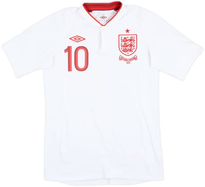 2012-13 England Home Shirt Rooney #10 - 8/10 - (S)