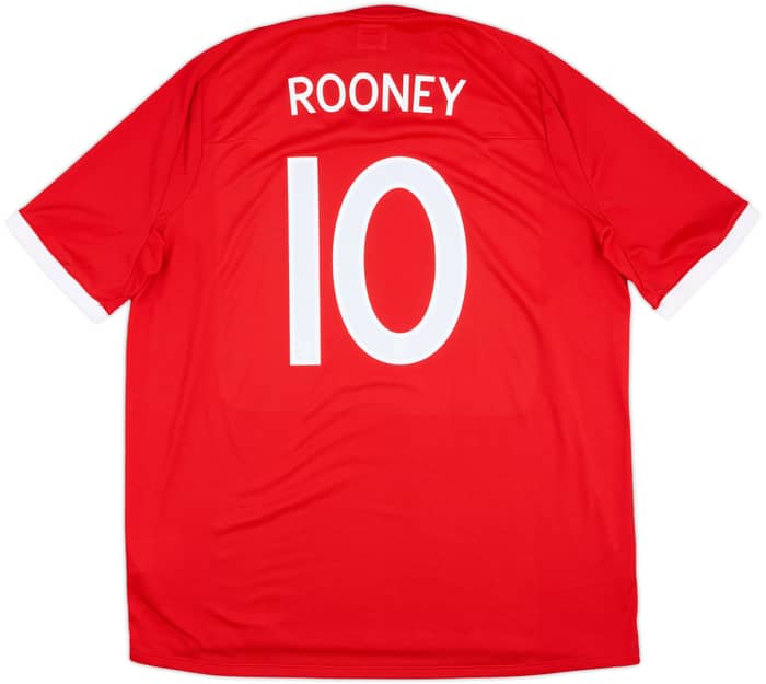 2010-11 England 'South Africa' Away Shirt Rooney #10 - 10/10 - (XXL)