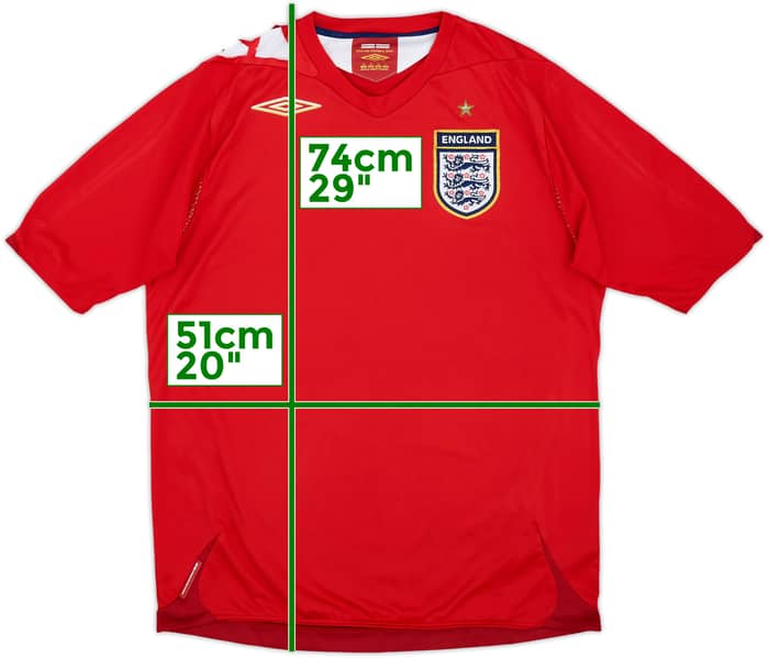 2006-08 England Away Shirt - 4/10 - (M)
