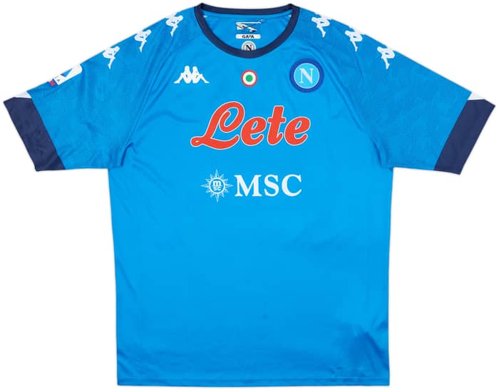2020-21 Napoli Basic Home Shirt Insigne #24 - 8/10 - (3XL)