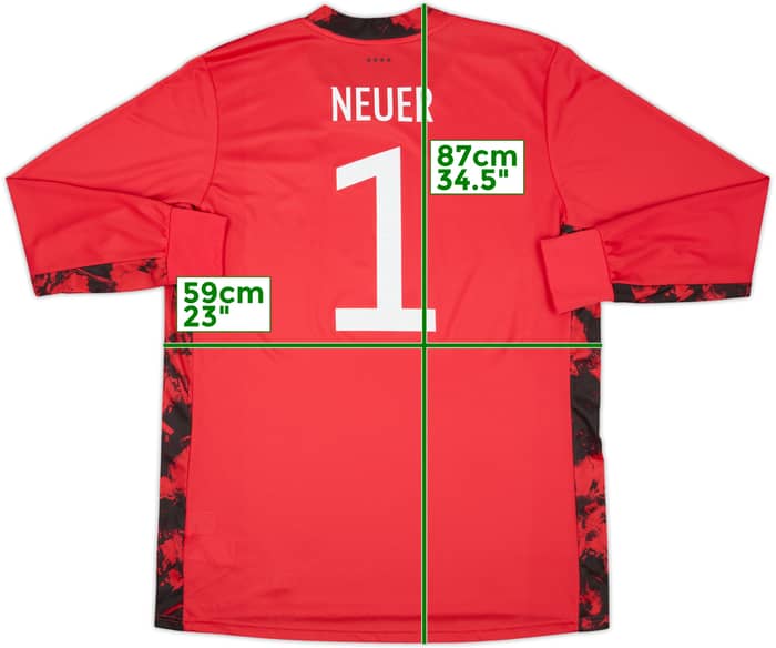 2020-21 Germany GK Shirt Neuer #1 - 10/10 - (XL)