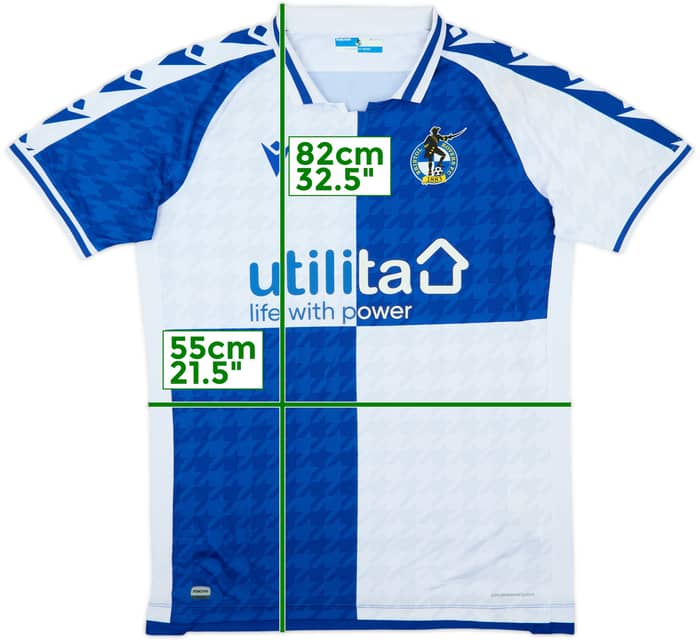 2020-21 Bristol Rovers Home Shirt - 8/10 - (XXL)