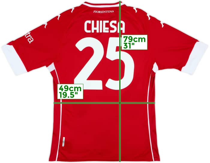 2020-21 Fiorentina Third Shirt Chiesa #25 - 8/10 - (3XL)