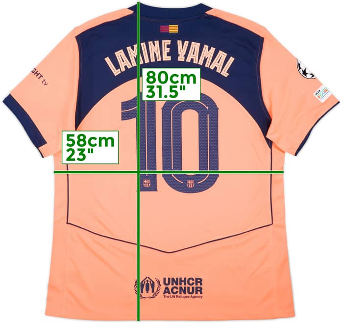 2025-26 Barcelona Third Shirt Lamine Yamal #10 - 10/10 - (XL)