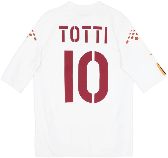 2003-04 Roma Camiseta Visitante Totti #10 - 8/10 - (L)